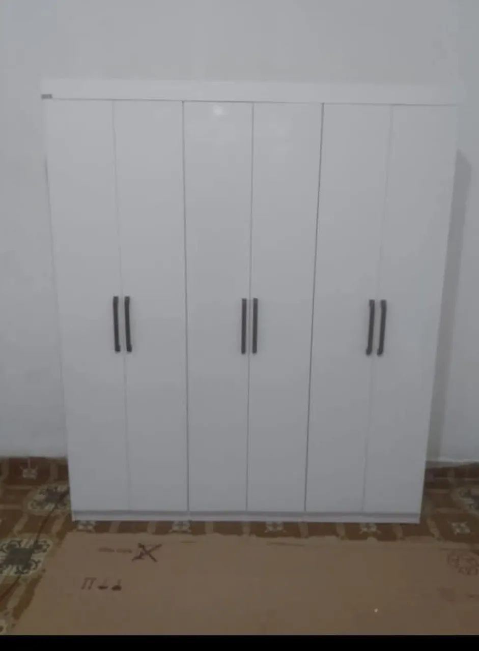 Guarda-Roupa Branco 6 Portas Recife - Frete grátis alguns bairros 