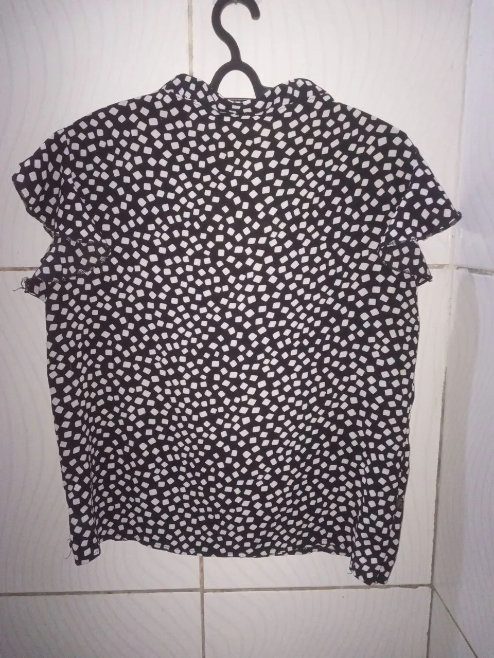 Blusa de Poá Preta Feminino G  - Foto 2