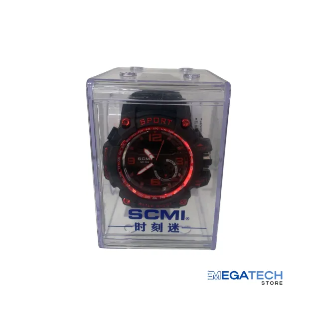 Relógio de pulso SCMI Vermelho