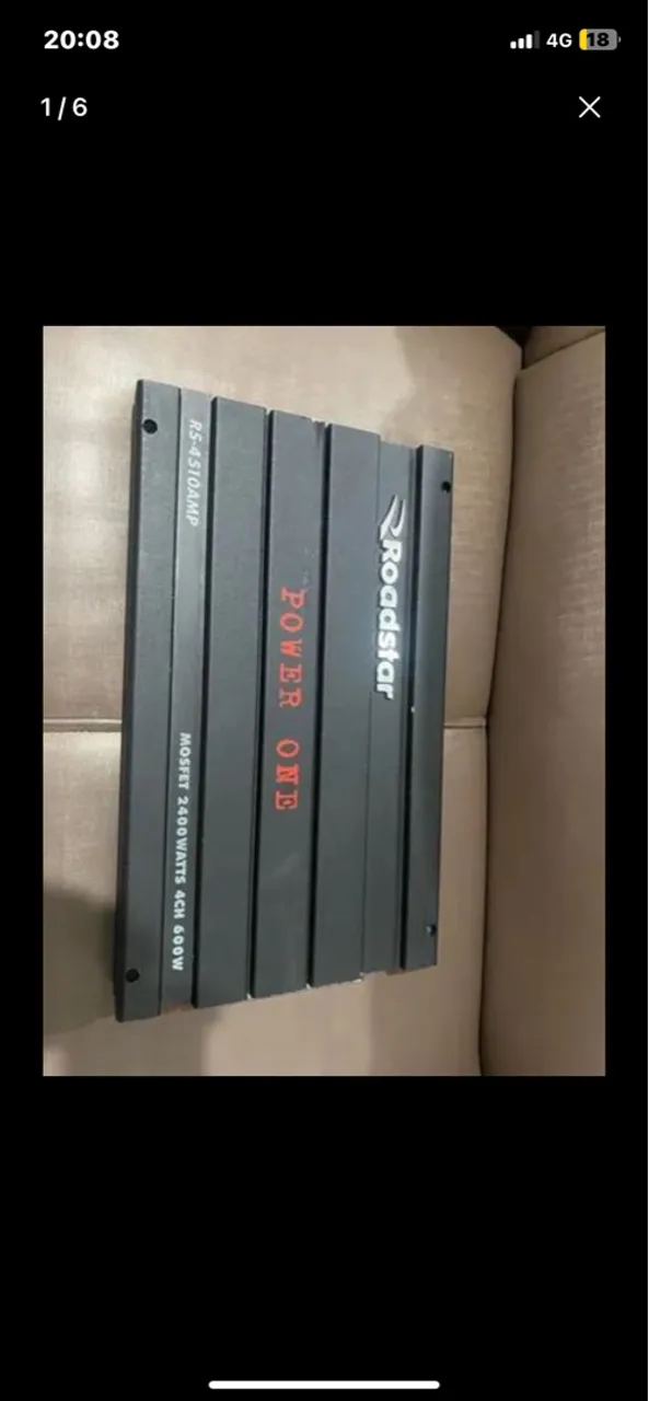 Amplificador Roadstar Power One RS-4510AMP