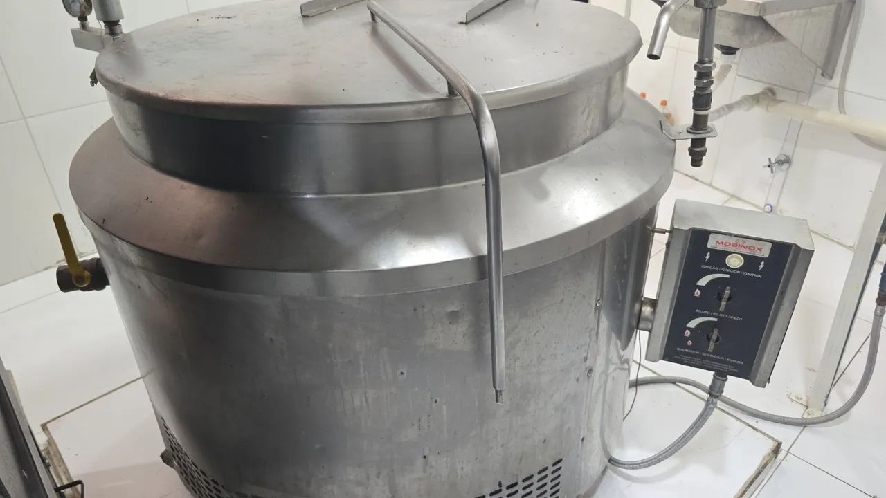 Caldeira industrial para cozinha