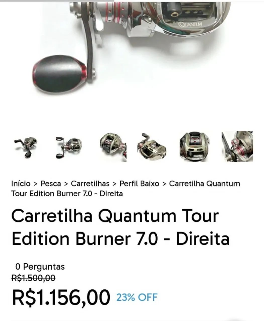 Vara com carretilha QUANTUN ACS - Foto 3
