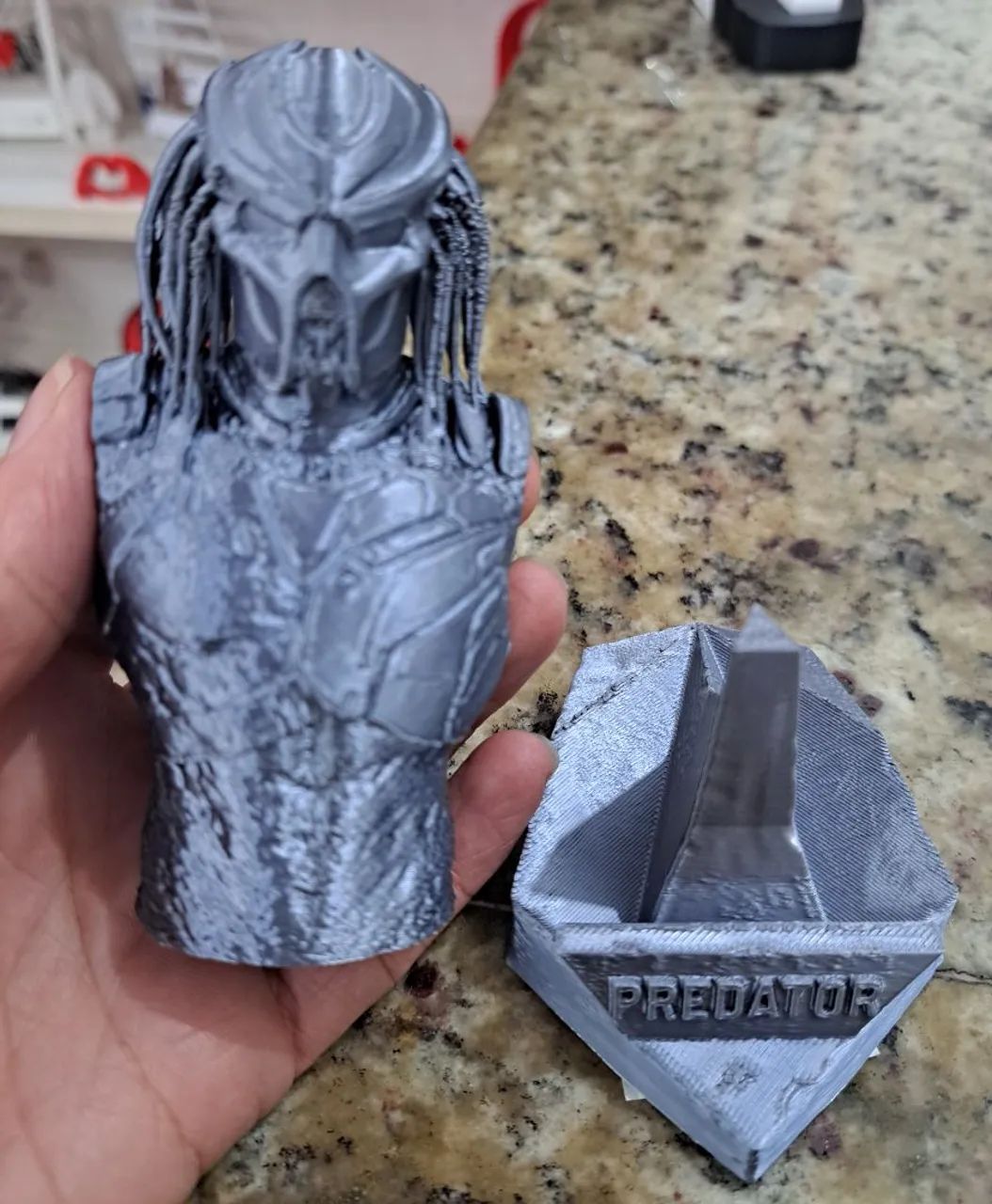 Busto Predator 3D impresso  - Foto 5