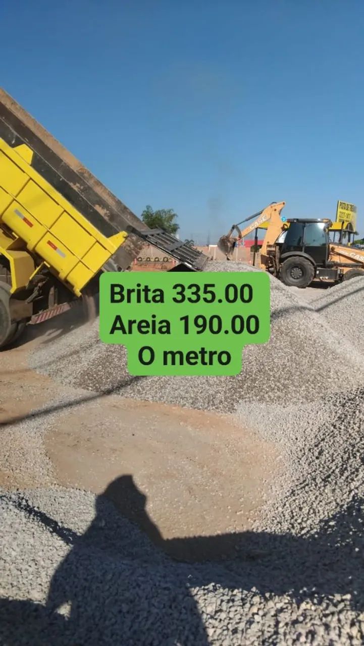 Areia e Brita para Construção