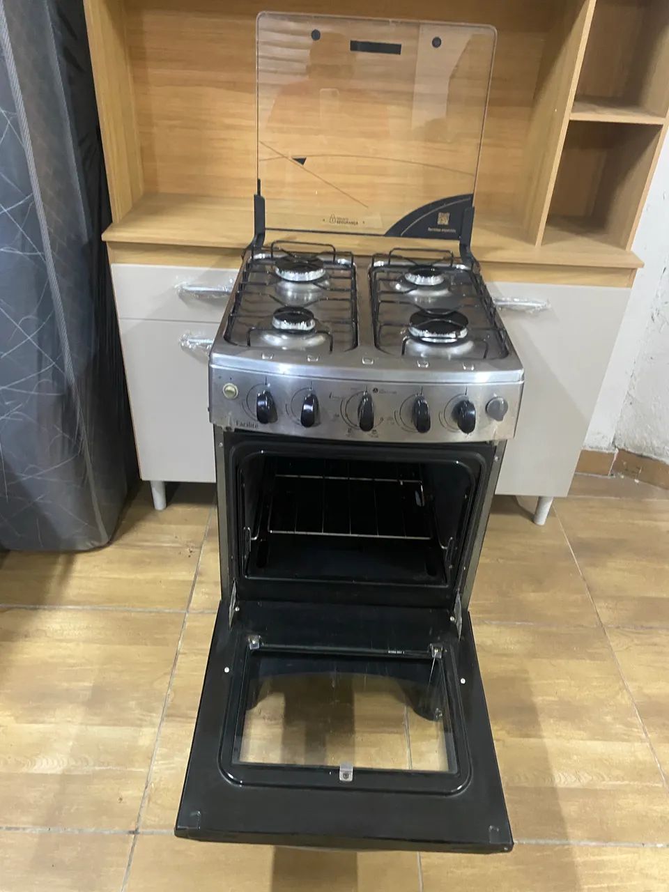 Fogão cônsul 4 bocas inox funcionando perfeitamente  - Foto 3