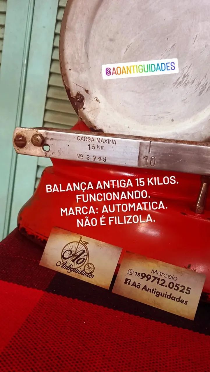 Balança antiga  - Foto 2