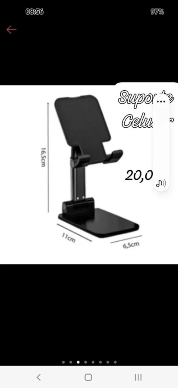 Suporte para Celular Dobrável