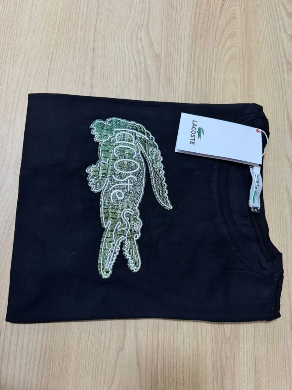 Camiseta Lacoste Crocodilo Bordado - Novo