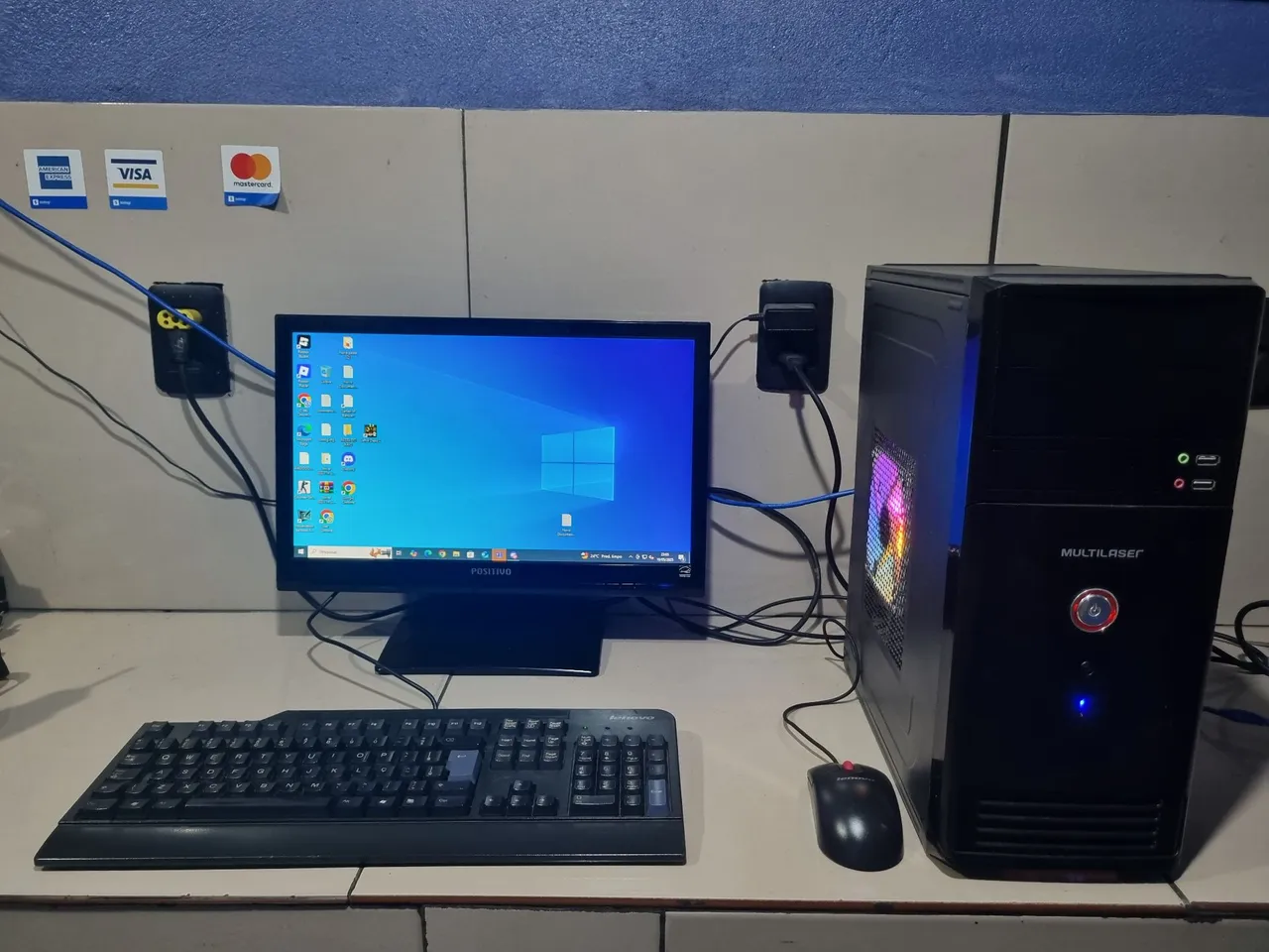 Pc gamer completo i5 3470 8gb ssd 128gb HD 500gb Placa de video gt 730 entrega grátis