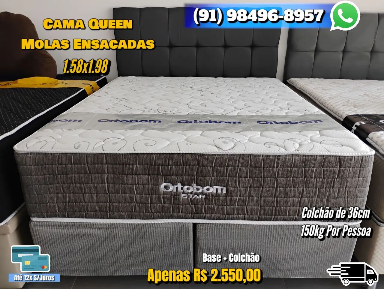 CAMA QUEEN ORTOBOM 