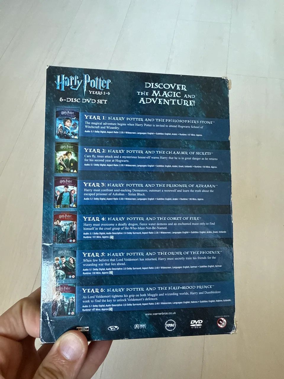 06 DVDs Harry Potter  - Foto 2
