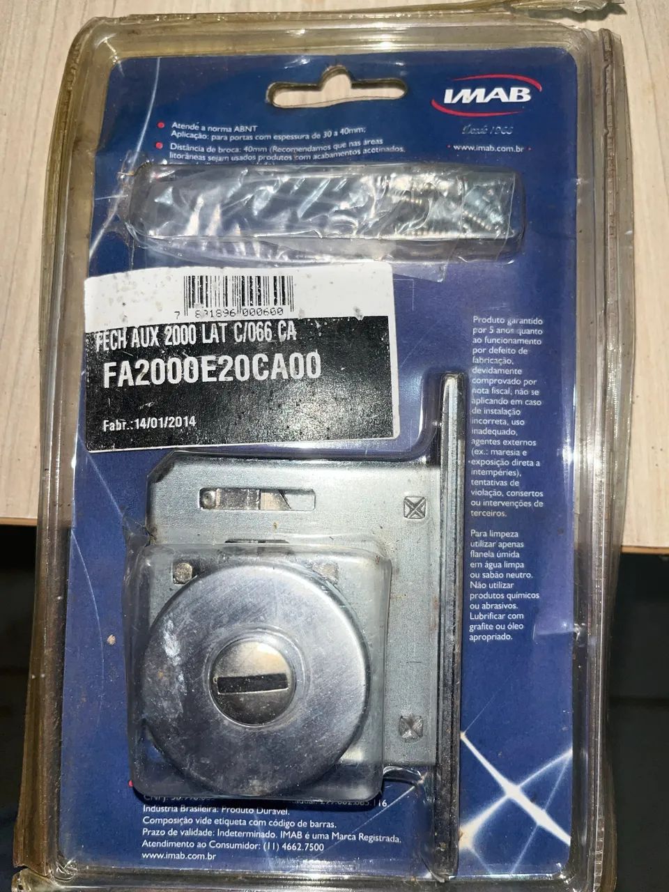 Fechadura : Trava de segurança 2000 IMAB  - Foto 2
