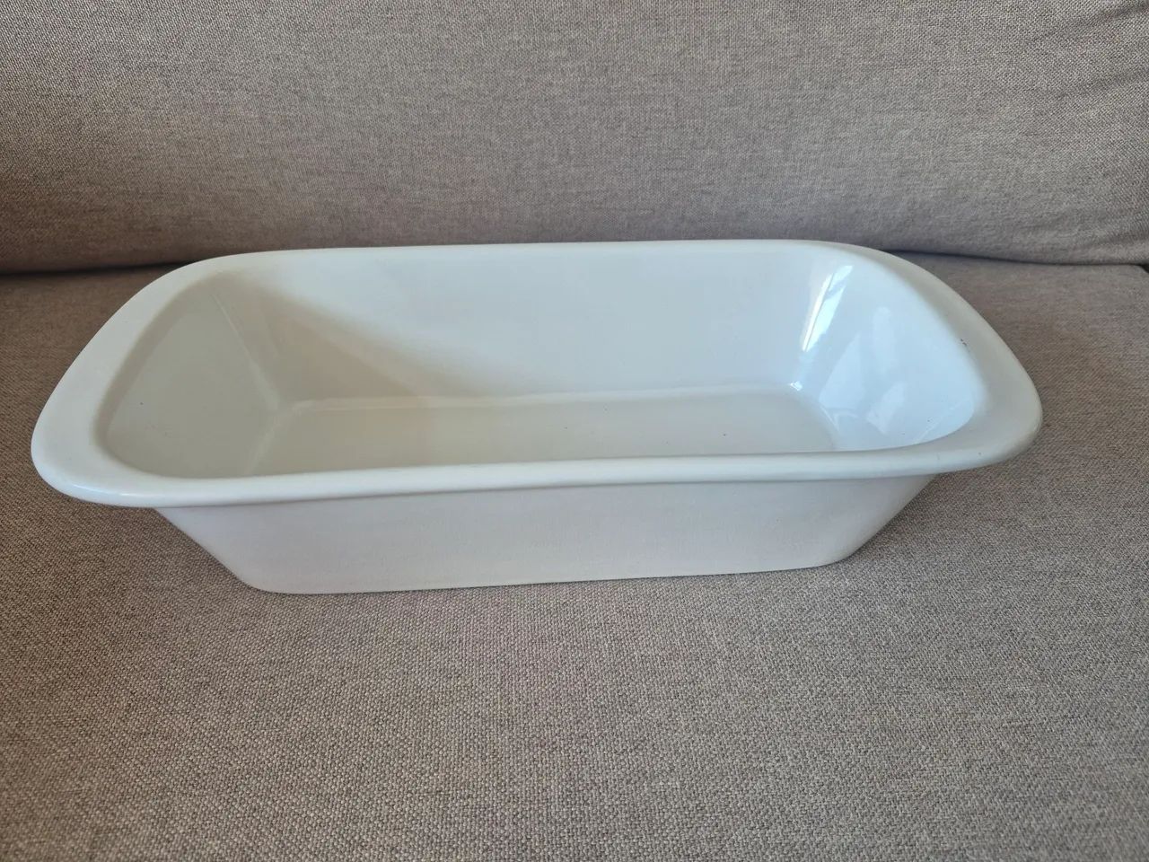 Travessa retangular porcelana 28 cm