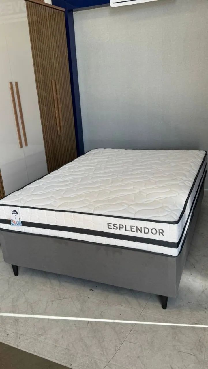 Cama esplendor casal _ Brinde travesseiros!