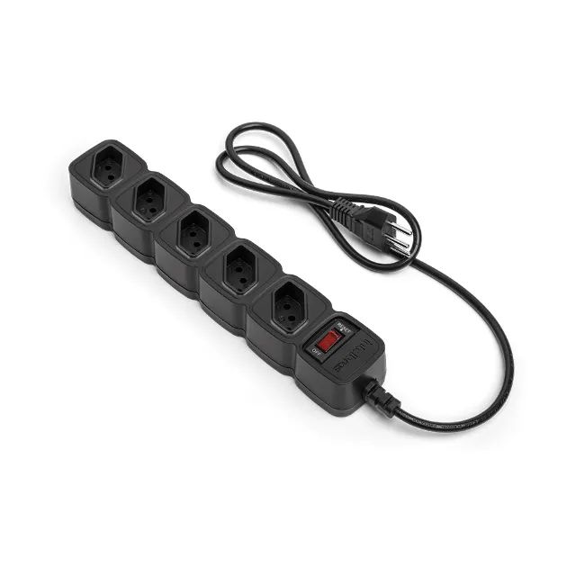 Filtro De Linha extensão Intelbras 5 Tomadas Epe 205 Br Preto Bivolt - Foto 4