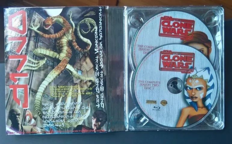 Blu-ray: Star Wars The Clone Wars 2ª Temporada Completo - Box com livroLivro - Foto 3
