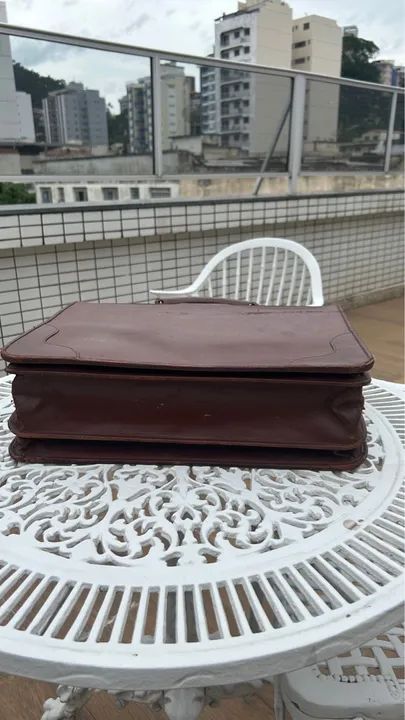 Maleta de Couro Vintage - Foto 4