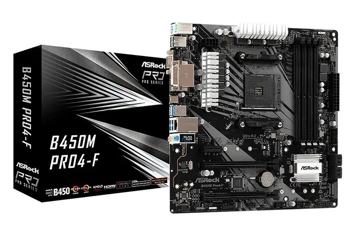 Asrock B450m Pro4-F (Am4) - Leia A Descrição!