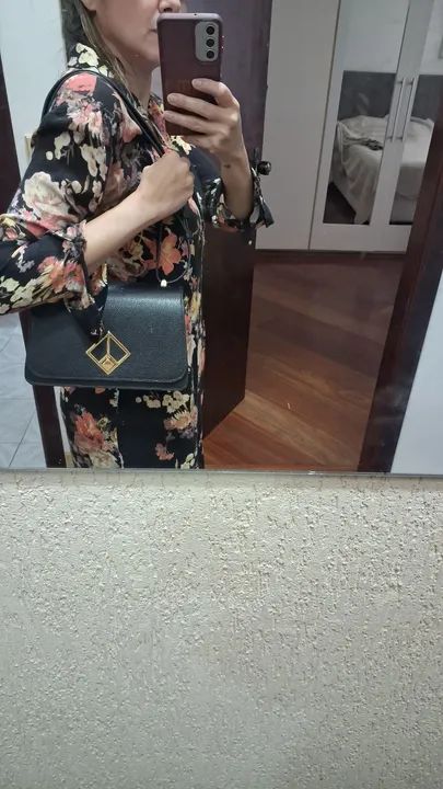 Bolsa Luiza Barcelos Couro black  - Foto 4