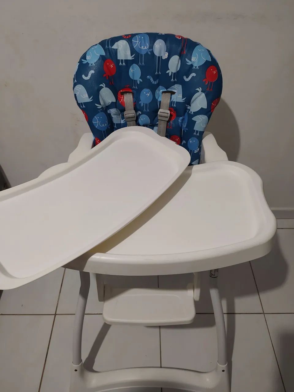 Cadeira de Alimentação Merenda Passarinho Azul - Burigotto - Foto 3