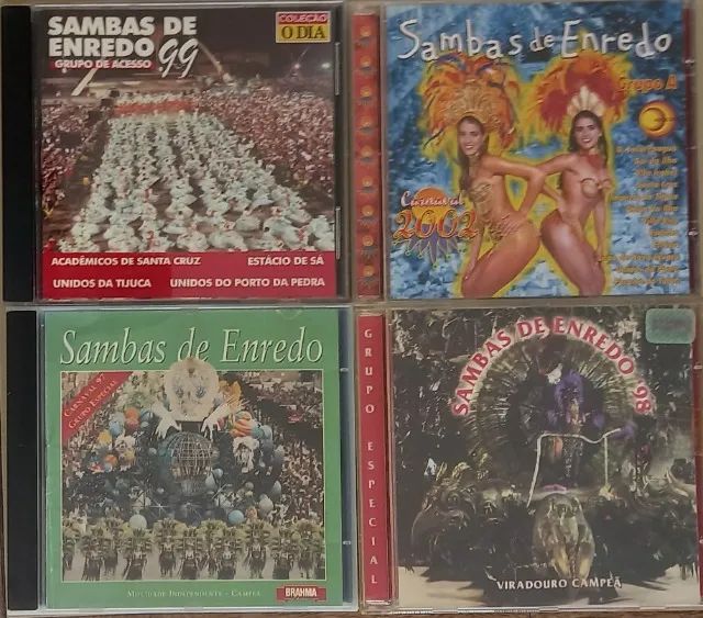 CD Coleção, lote, kit  com 17 CDS - Samba Enredos Carnaval RJ - Foto 3