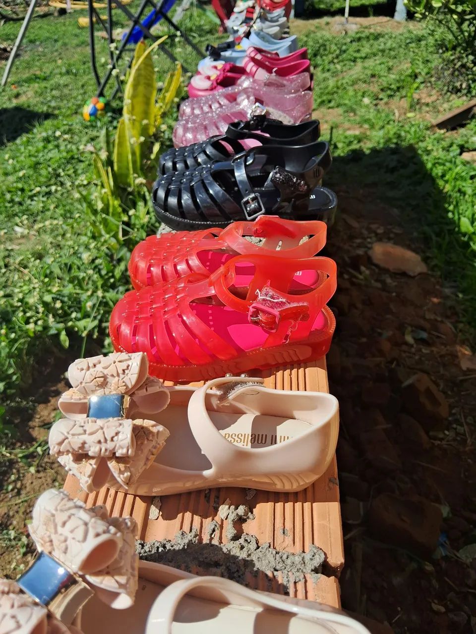 Mini melissa cada uma 50 reais