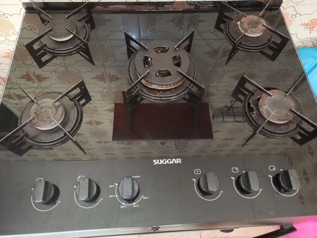 Fogão suggar max cook de 5 bocas para retirada de peças  - Foto 2