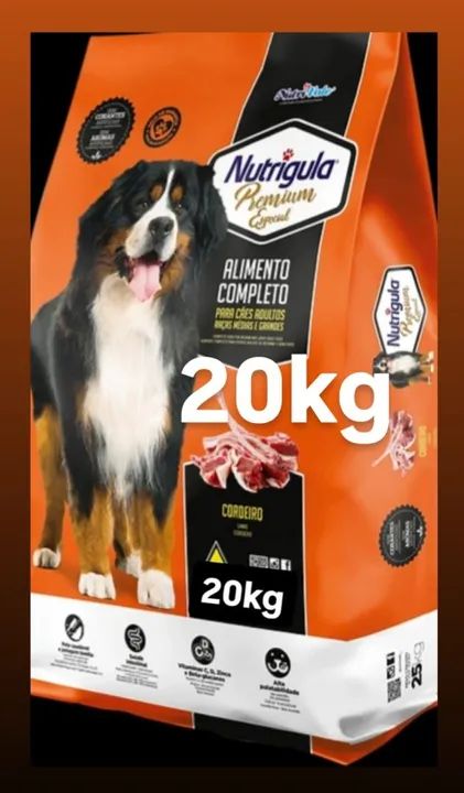NUTRIGULA  CORDEIRO PREMIUM ESPECIAL  20KG ADULTO 