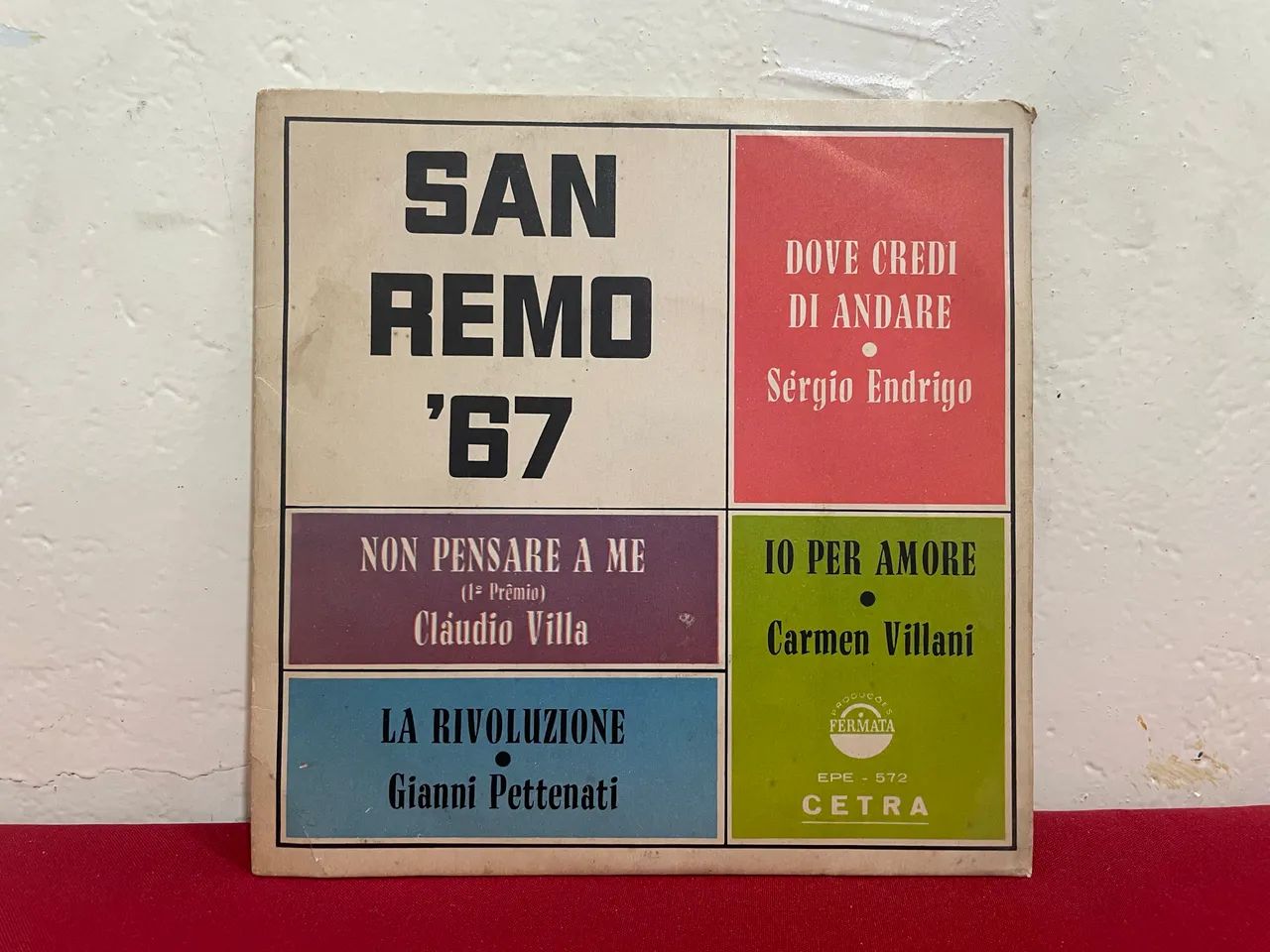 Disco de Vinil Compacto San Remo ?67