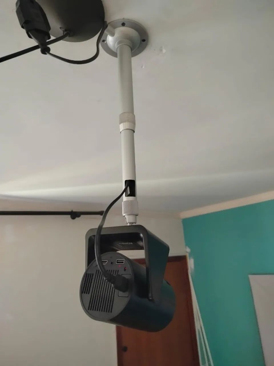 Mini projetor Wimius L1 com suporte a 1080P 300 ANSI Android 11 Wifi Bluetooth Projetor de - Foto 4