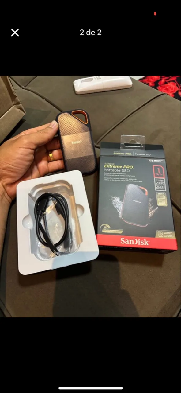 SSD Portátil Sandisk Extreme PRO 1TB V2