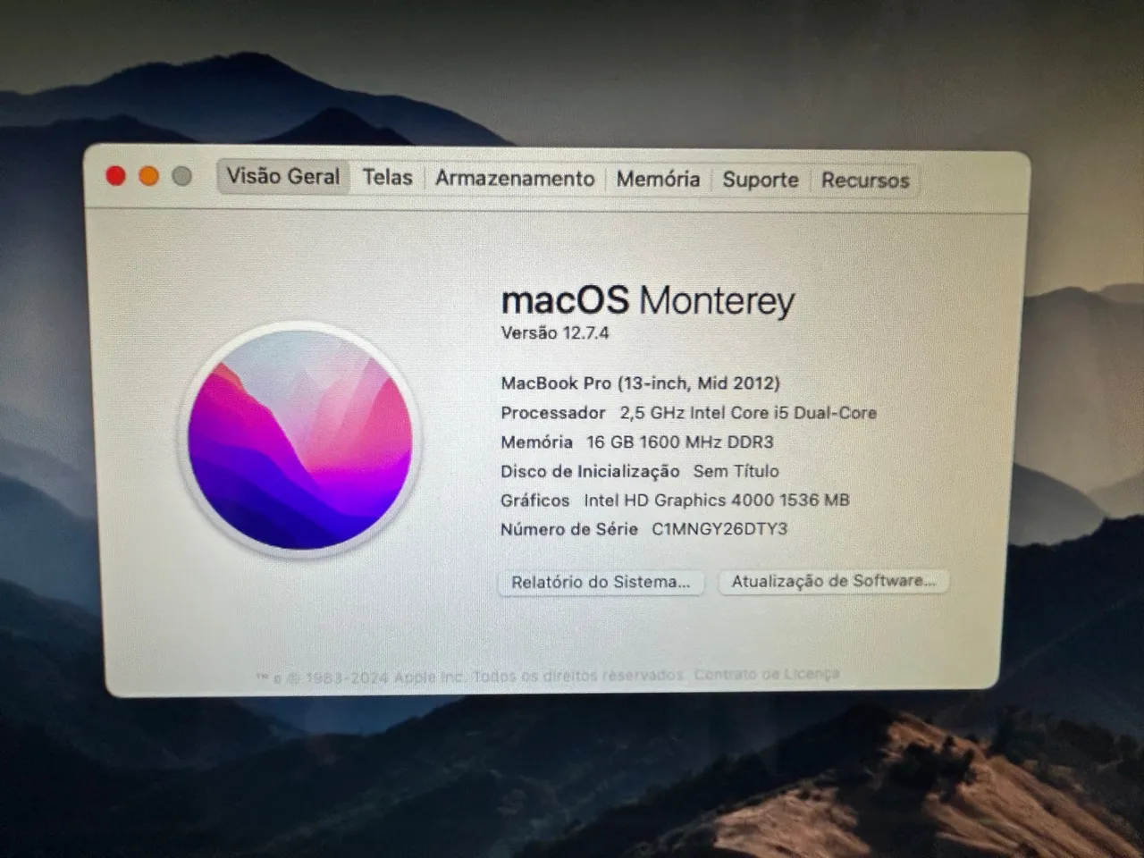 MacBook Pro 13" Mid 2012 - Intel i5