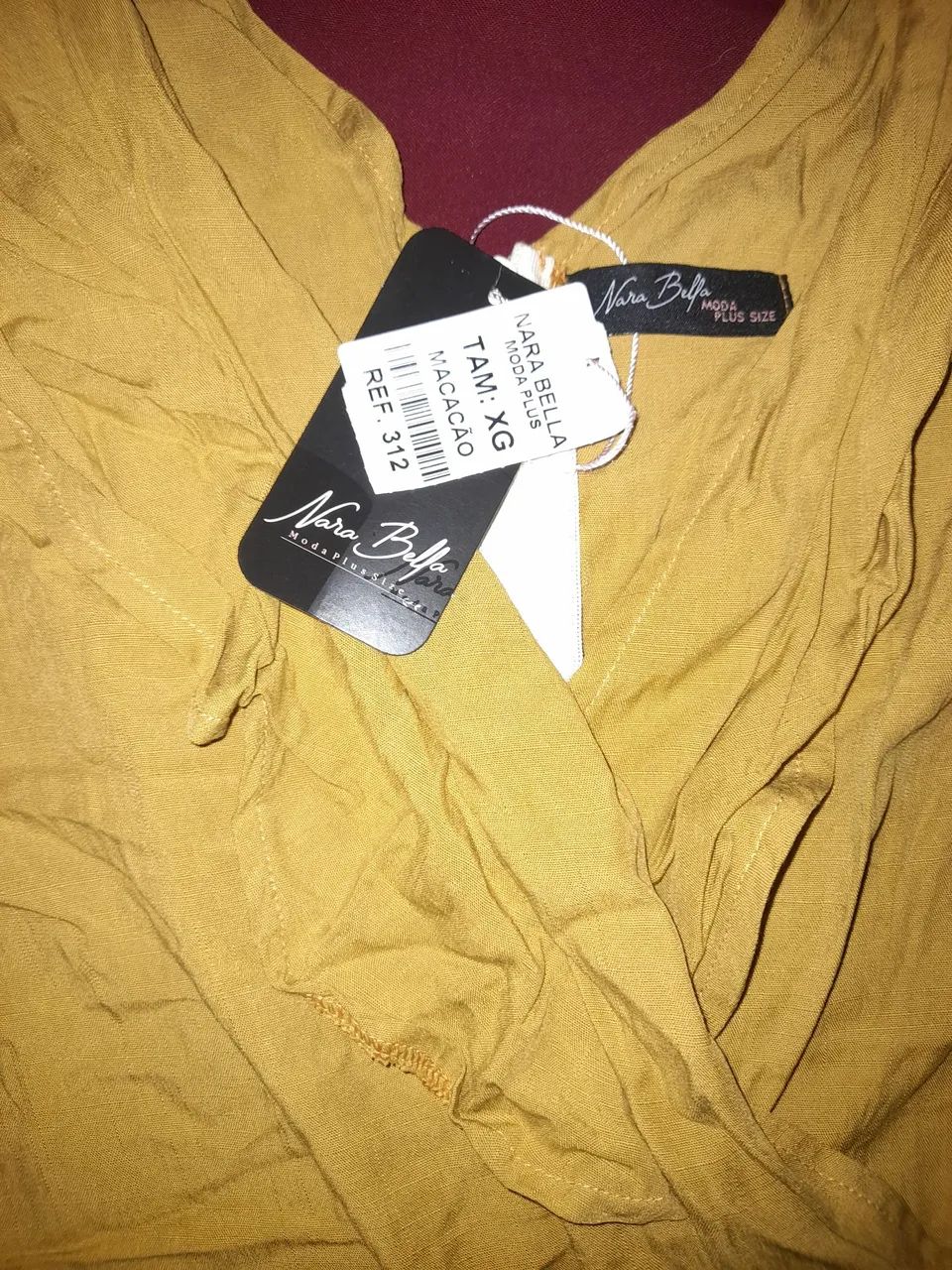Vendo Lindo Macacão GG moda plus na etiqueta - Foto 3