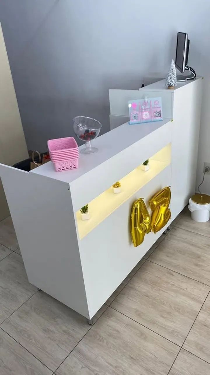 Balcao em MDF personalizado  - Fabricamos sob medidas  - Foto 2