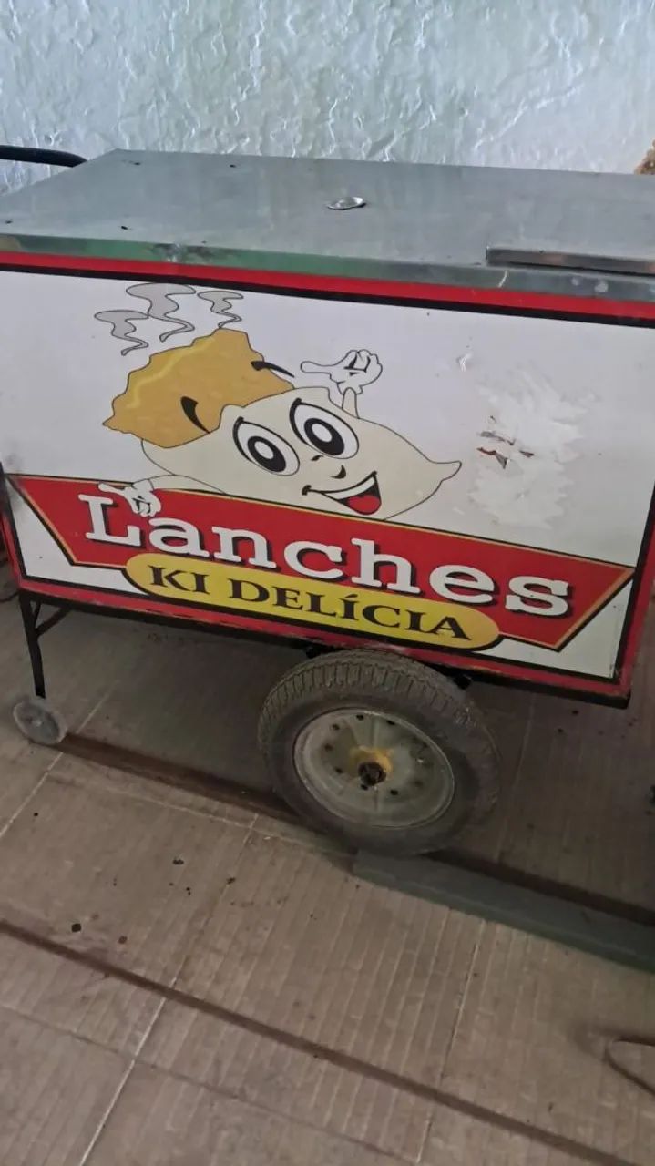 Carro para vendas de salgados etc