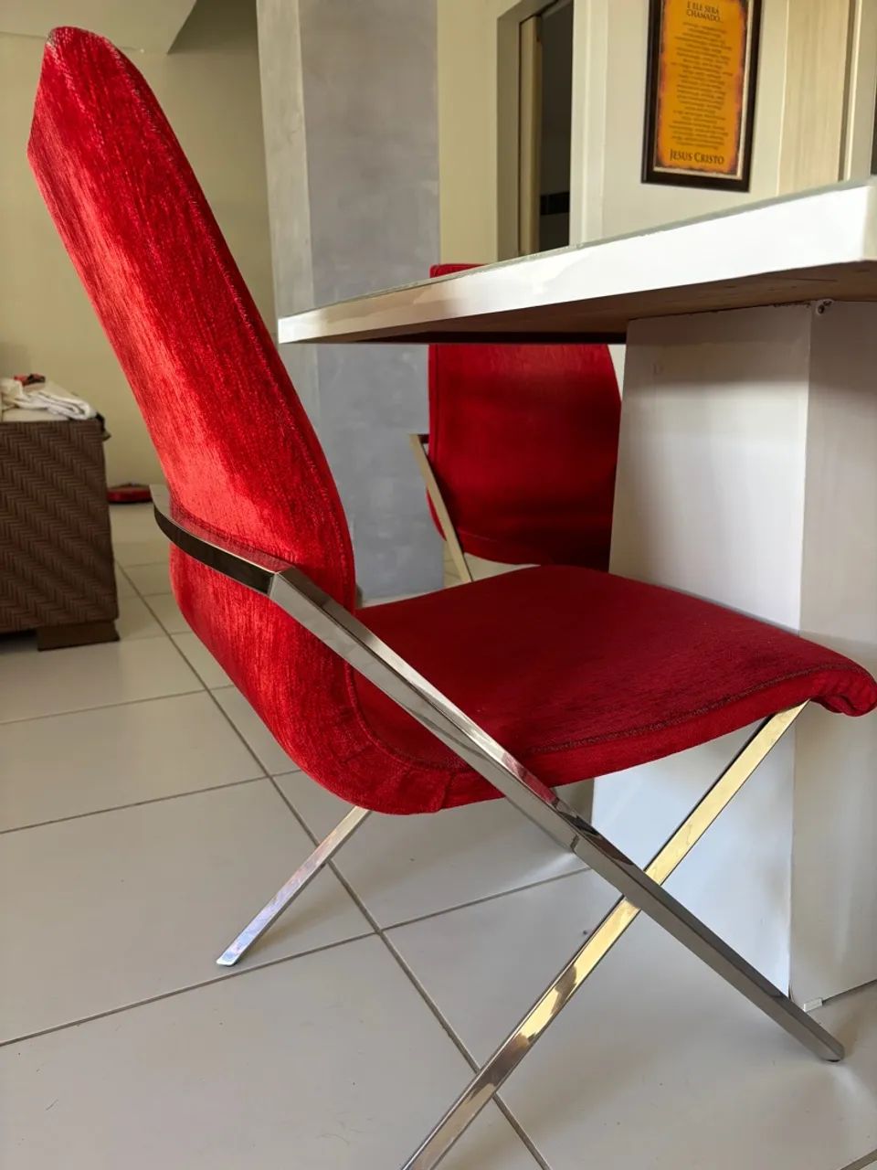 Conjunto cadeiras de sala da jantar mesa Brinde   - Foto 2