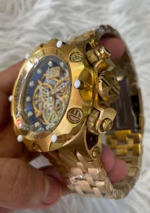 Ouro 18k Invicta Hybrid Original Invicta Hybrid Outlet