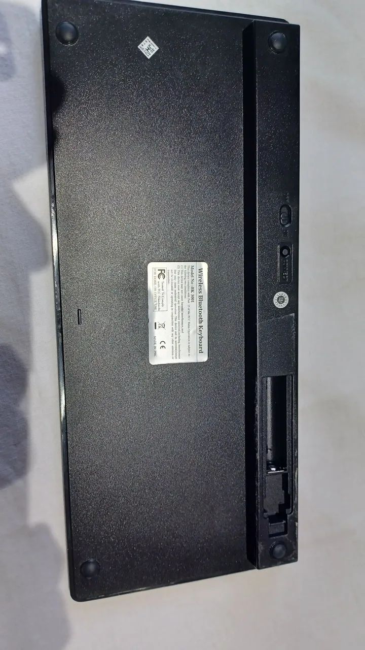 LTeclado Bluetooth Slim - Design Moderno preto - Foto 3