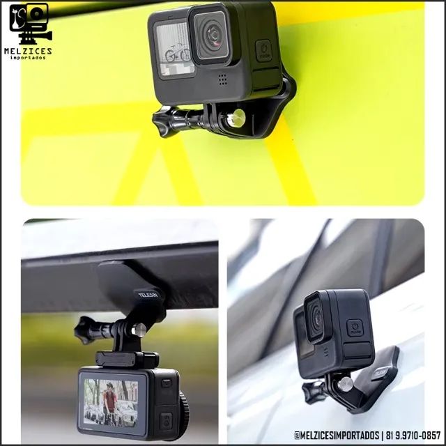 Telesin Kit Magnético Colar | Suporte Acessórios | Adesivo Nano Cola - Foto 6