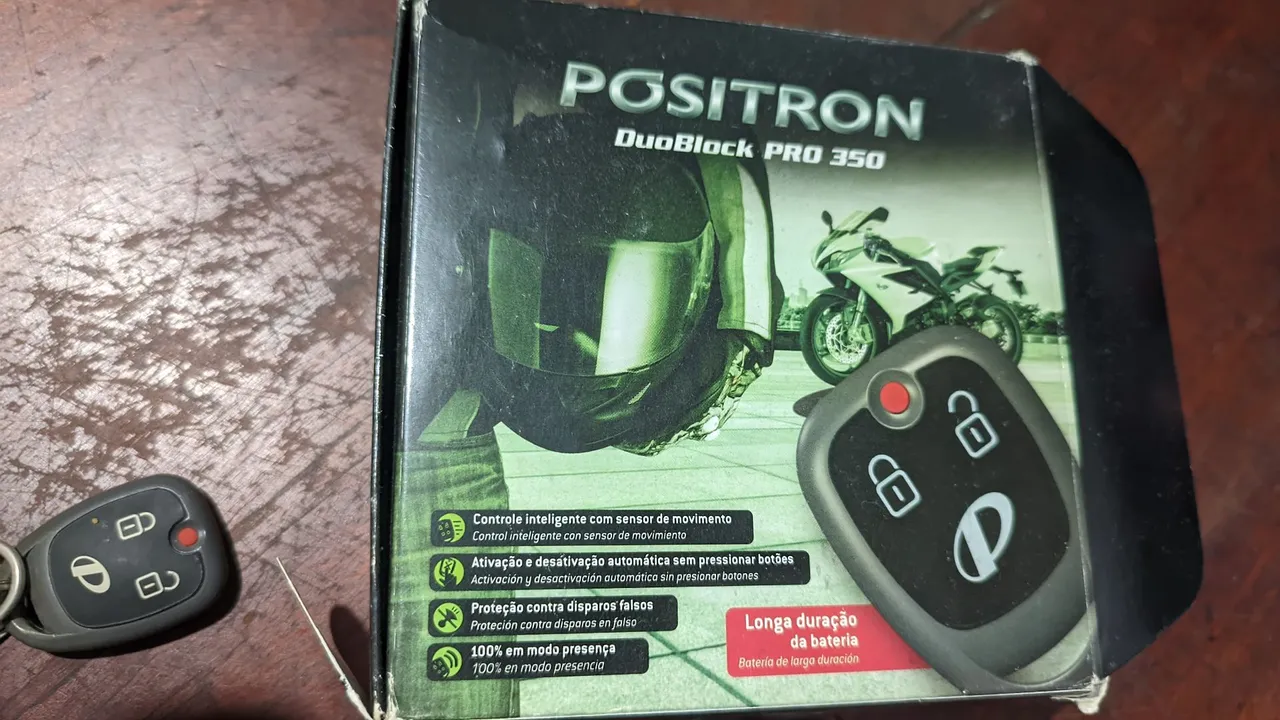 Alarme Positron DuoBlock PRO 350 para moto