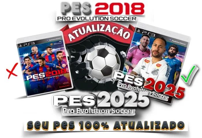 Volte a Jogar com Seu PES 2018 com Nossa Atualização do jogo!!!!