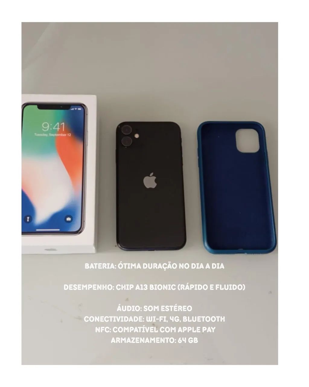 iPhone 11 - 64g - Em perfeito estado! - Celulares e Smartphones