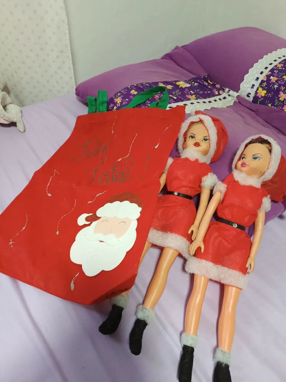 Bonecas de natal (DESCRIÇÃO)
