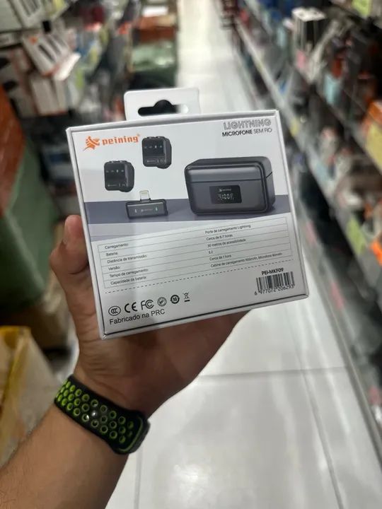 Microfone Sem Fio para Celular - 30m de Alcance - Foto 2