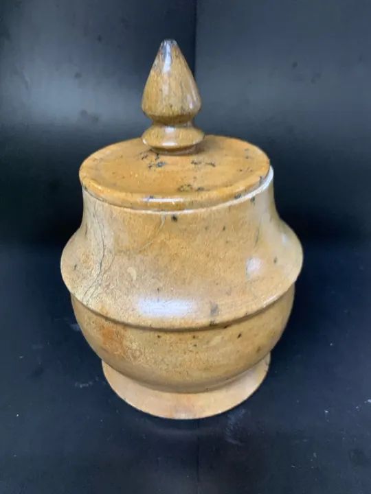 Pote com tampa em Pedra Sabão  - Foto 4