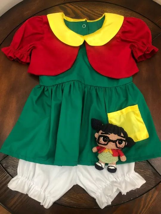 fantasia chiquinha mais amigurumi