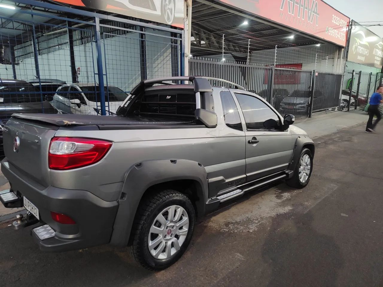 Fiat Strada adventure 1.8 locker completo flex - Foto 6