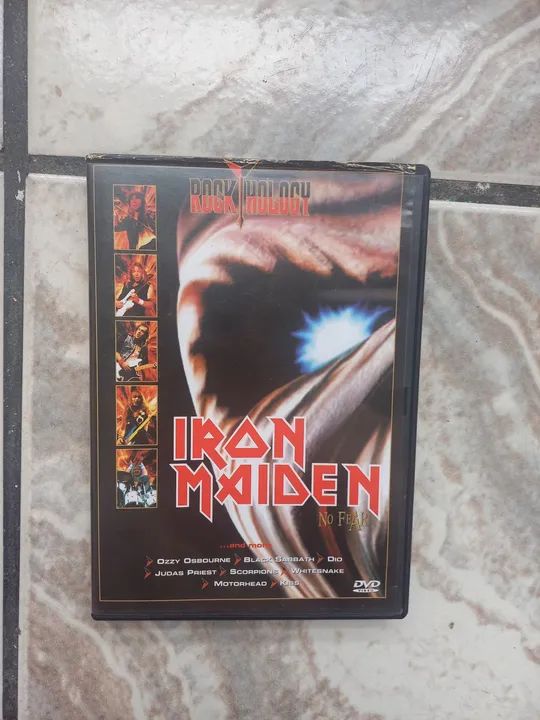 DVD Iron Maiden - Rockology - Usado ótimo estado