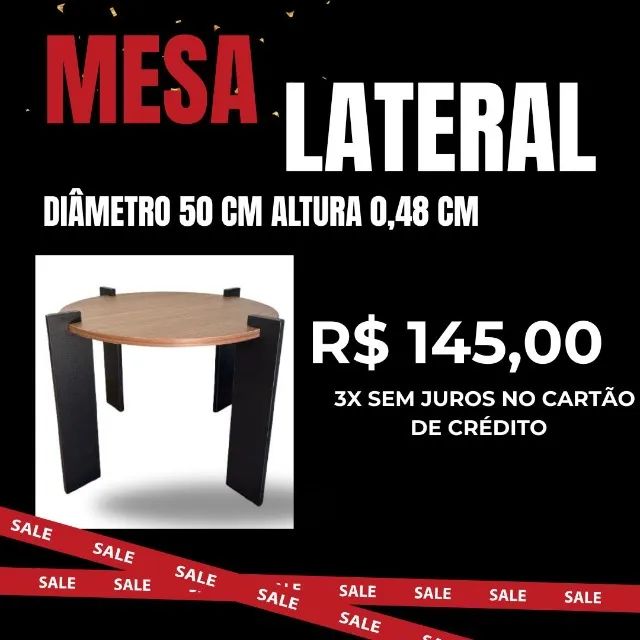 Mesa lateral baixa