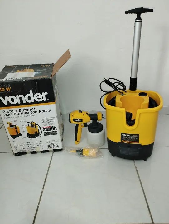 Pistola de Pintura Elétrica Wonder 750W